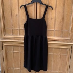 Black tank top dress LOFT XS